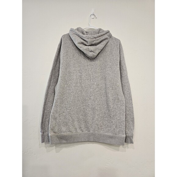 Tommy Hilfiger Denim Men's  Grey Hoodie Spell Out Flag Logo Graphic Size XL - Picture 3 of 5
